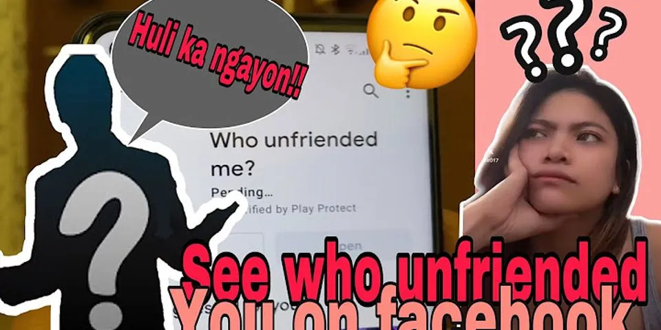 Can you tell who unfriended you on Facebook?