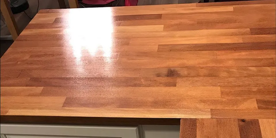 Can you use water-based polyurethane on butcher block countertops?