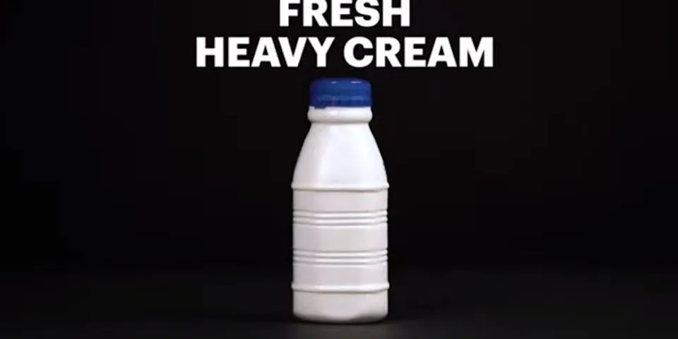 Does heavy cream make things thicker?