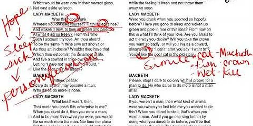 Figurative language in Macbeth Act 1 Scene 7