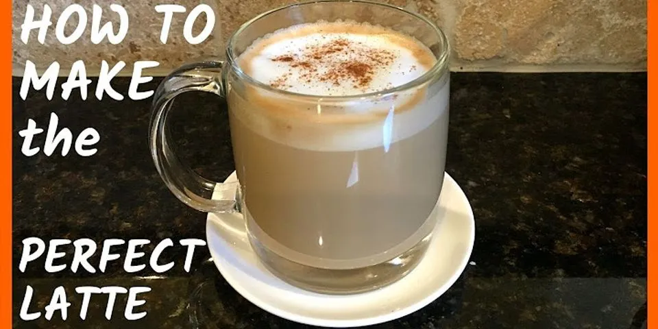 How do you make a Starbucks latte at home?