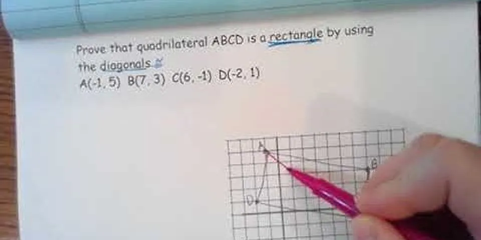 How do you prove something is a rectangle?