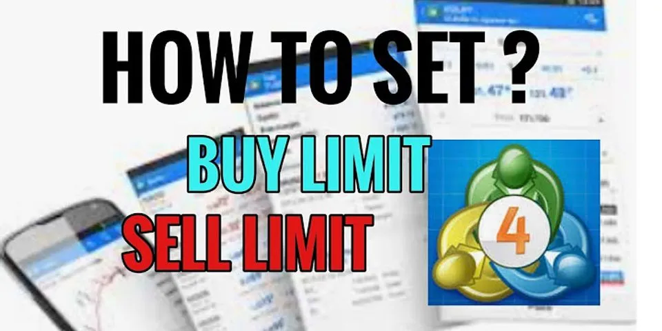 How do you set a limit to sell?