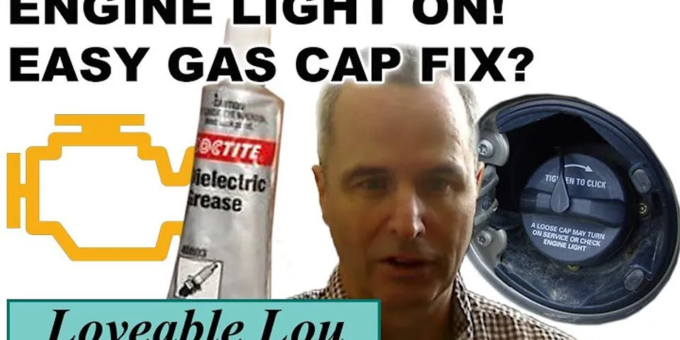 How long will check engine light stay on after tightening gas cap?