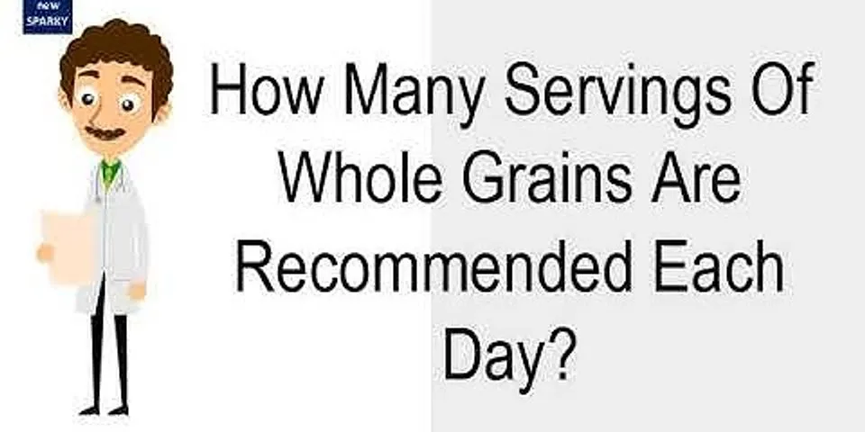 How many grams is one serving of grains?