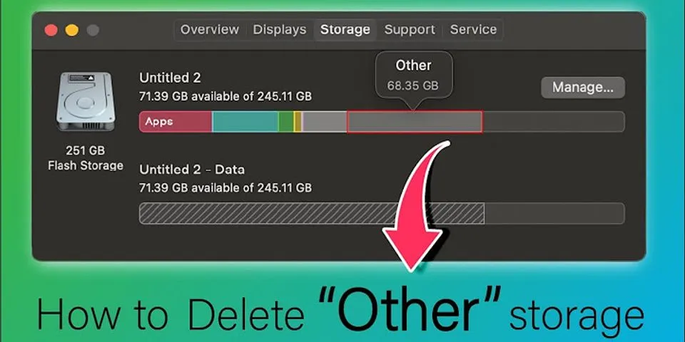 How to check Other storage on Mac