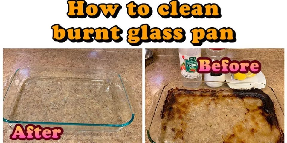 How to clean baking dishes