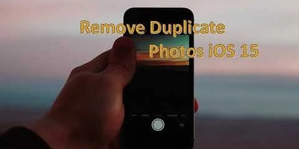 How to delete duplicate photos on iPad