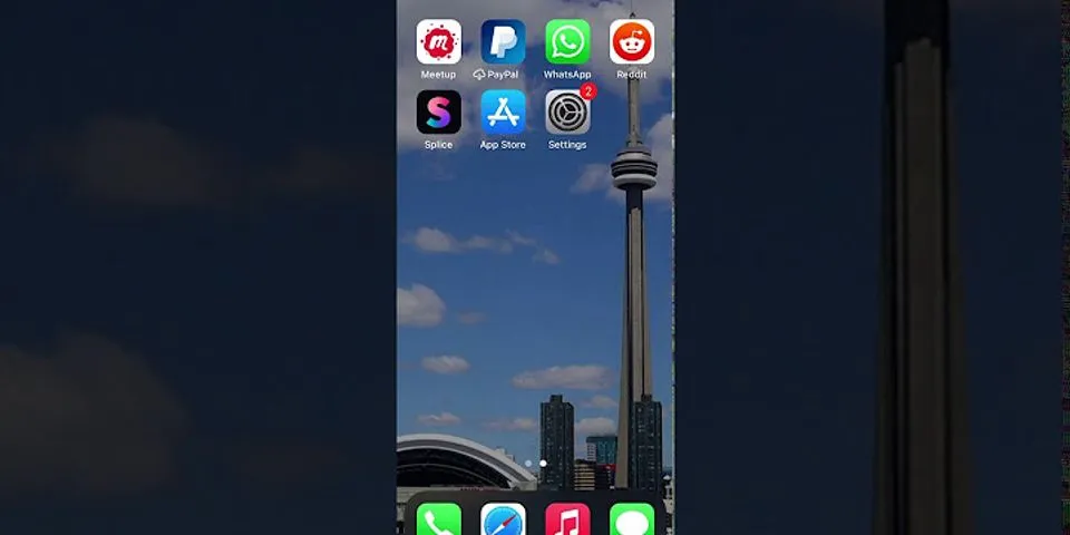 How to get message icon back on iPhone 8