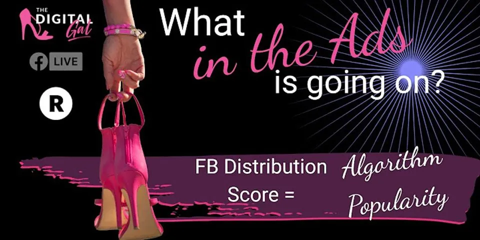 How to improve Facebook distribution score