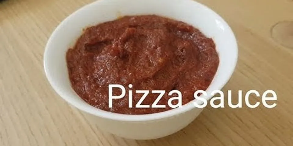 How to make pizza sauce with tomato sauce