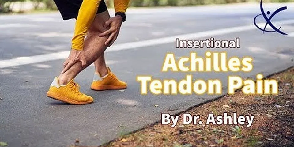 How to overcome insertional Achilles tendonitis