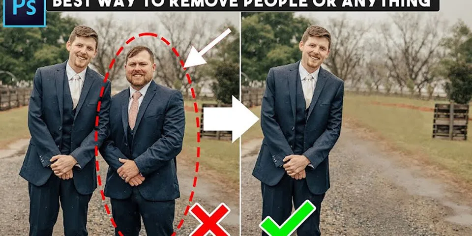 How to remove a person from a photo on Android