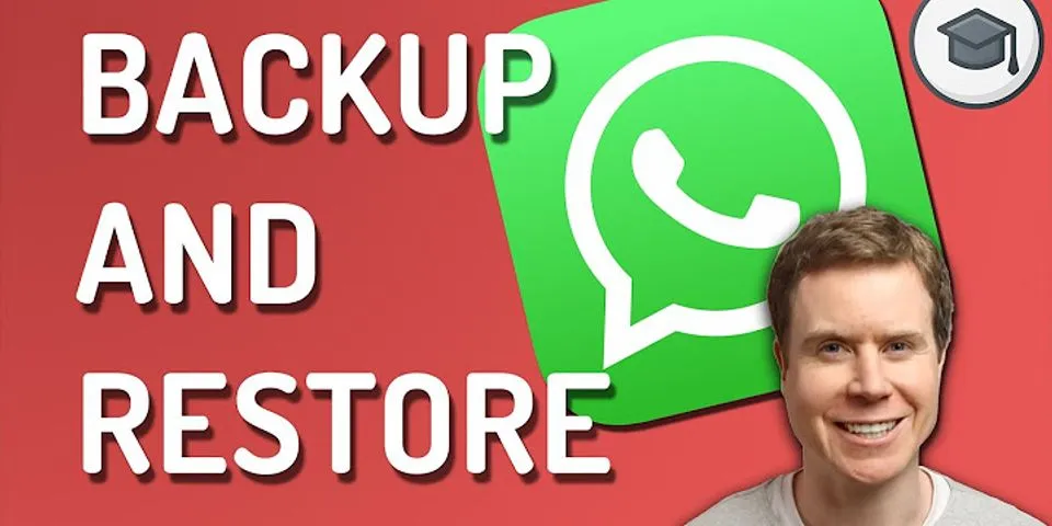 How to restore WhatsApp chat iPhone