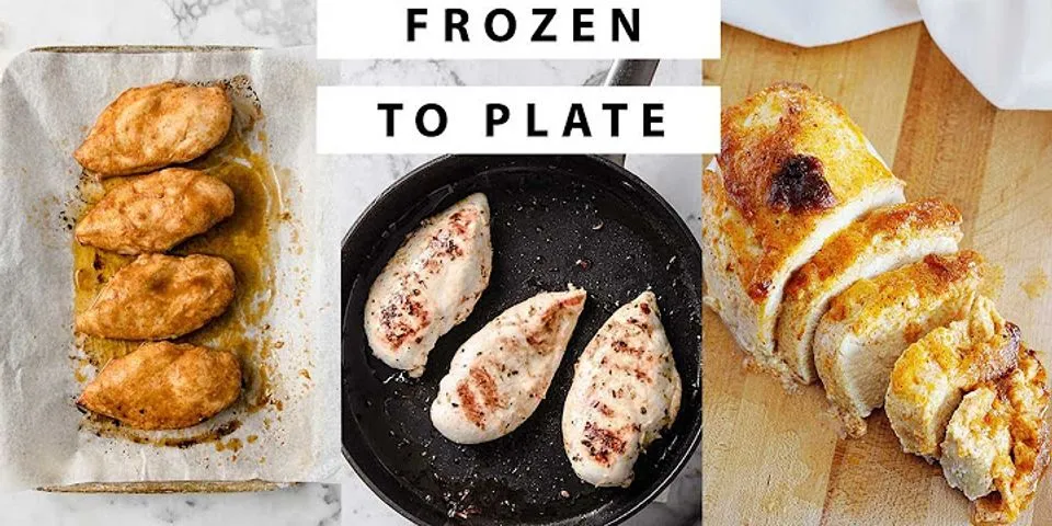 Is it OK to boil frozen chicken breast?