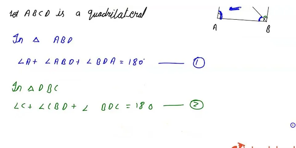 The sum of the angles of a quadrilateral always equals __?__ .