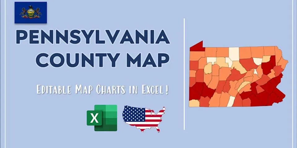 What counties border the state of Pennsylvania?