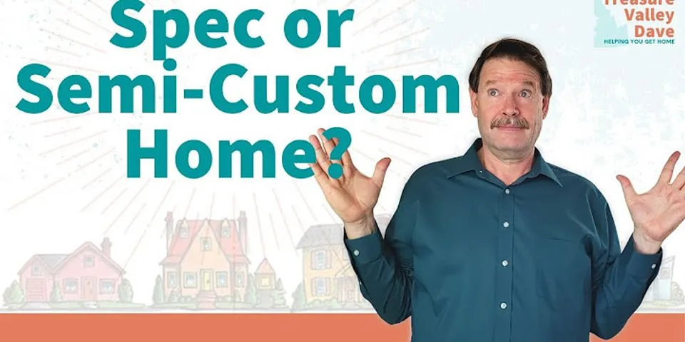 What is a semi custom home