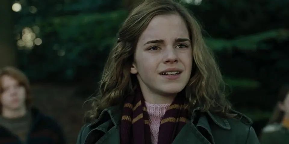 Why was Hermione angry at Harry in the Goblet of Fire